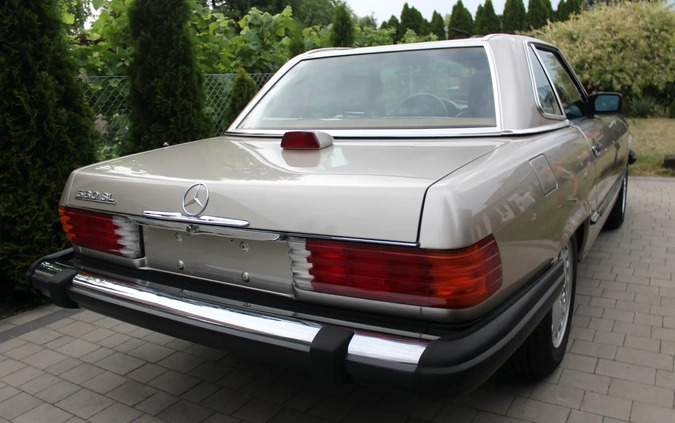 Mercedes-Benz SL cena 99000 przebieg: 135893, rok produkcji 1986 z Poznań małe 781